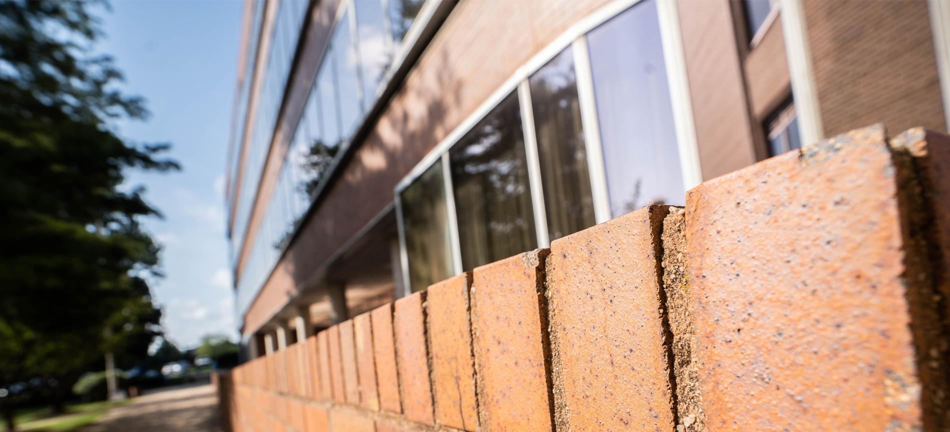 Brick Outside of Nursing Education Building